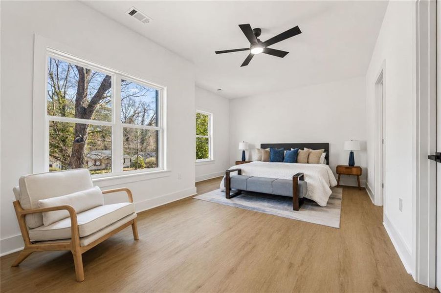 Furnished interior view inside a new home in , Atlanta (Image 12).