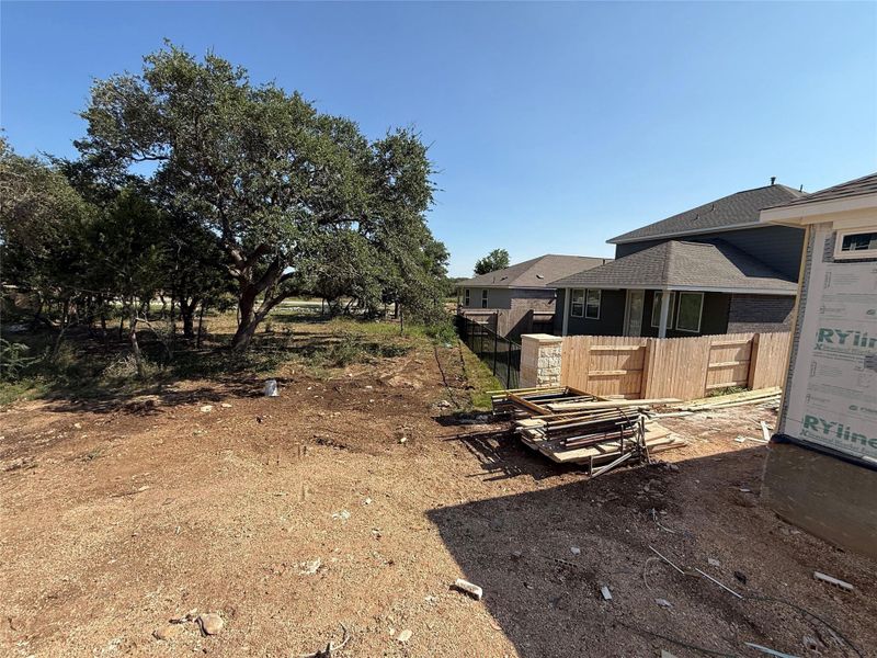 Front exterior of a new home in The Cottages at La Cima, San Marcos, TX, highlighting curb appeal (Image 1). Front exterior of a new home in The Cottages at La Cima, San Marcos, TX, highlighting curb appeal (Image 1).