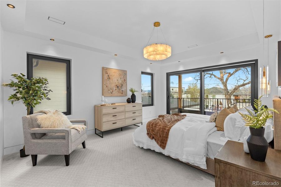 Furnished interior view inside a new home in , Denver (Image 18).