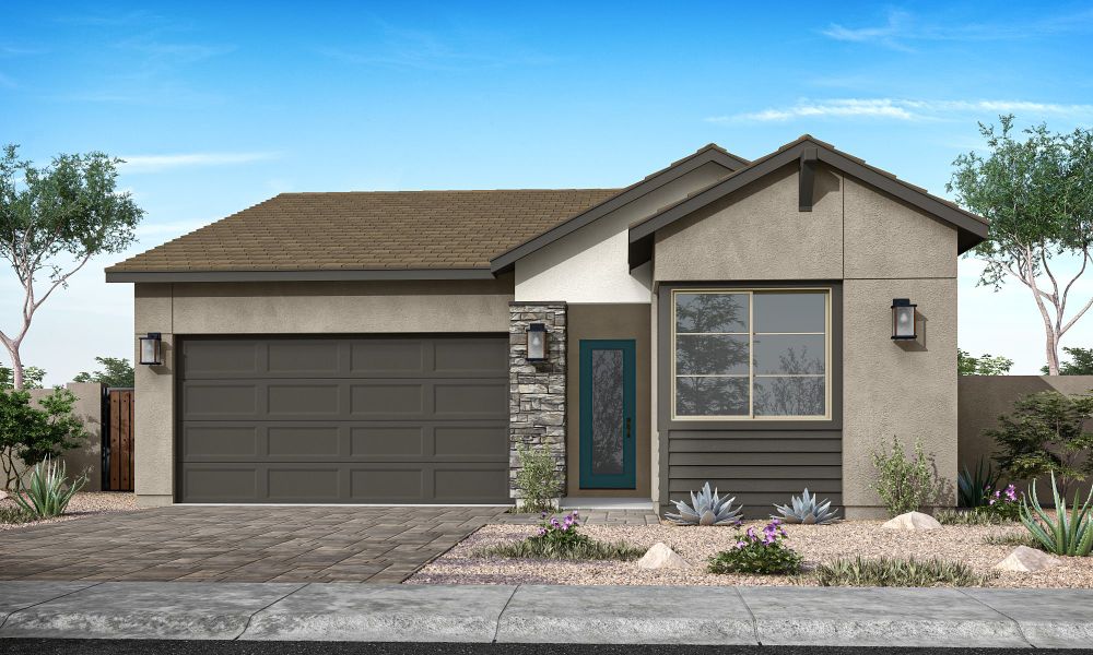 Representative exterior photo of a completed home built from the Artesa Plan 3515 by Tri Pointe Homes in Soleo, San Tan Valley, AZ (Image 2). Representative exterior photo of a completed home built from the Artesa Plan 3515 by Tri Pointe Homes in Soleo, San Tan Valley, AZ (Image 2).