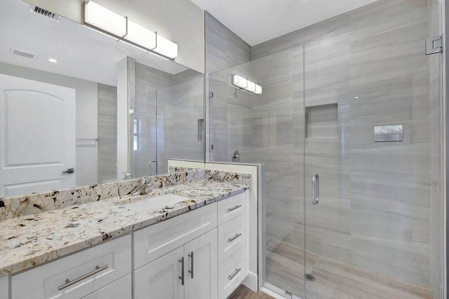 Furnished interior view inside a new home in , Delray Beach (Image 8).