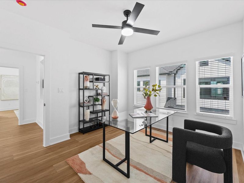 Furnished interior view inside a new home in , Houston (Image 5).