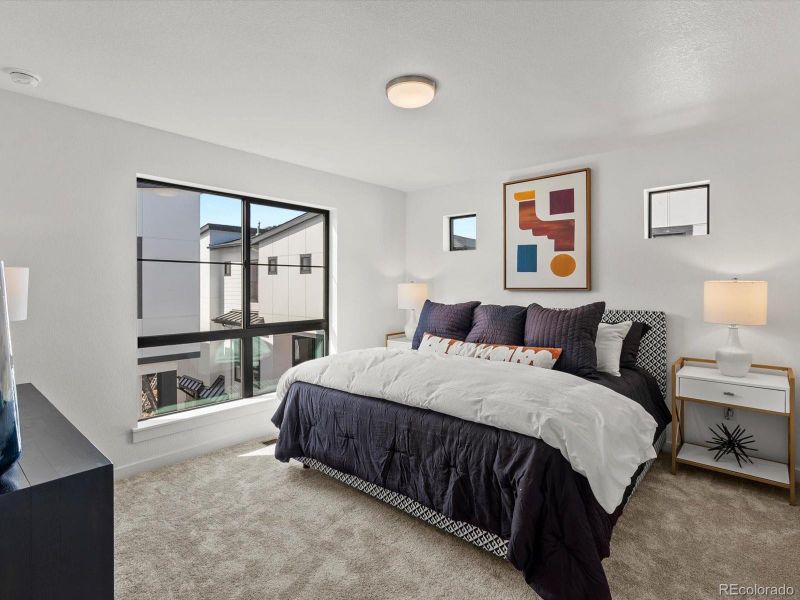 Furnished interior view inside a new home in The Hub at Virginia Village, Denver (Image 8).