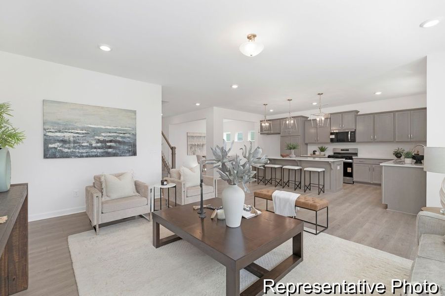 Furnished interior view inside a new home in Huntington Hills, Lincolnton (Image 11). Furnished interior view inside a new home in Huntington Hills, Lincolnton (Image 11).