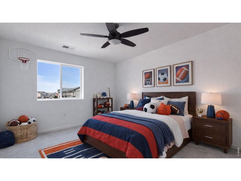 Furnished interior view inside a new home in Granary, Johnstown (Image 12).