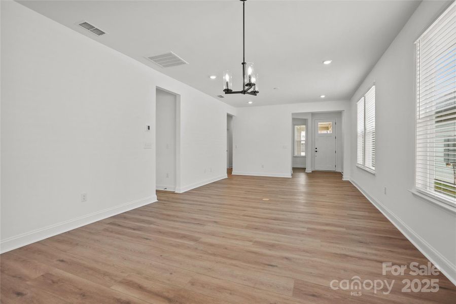 Open-concept living and dining space - perfect for entertaining!