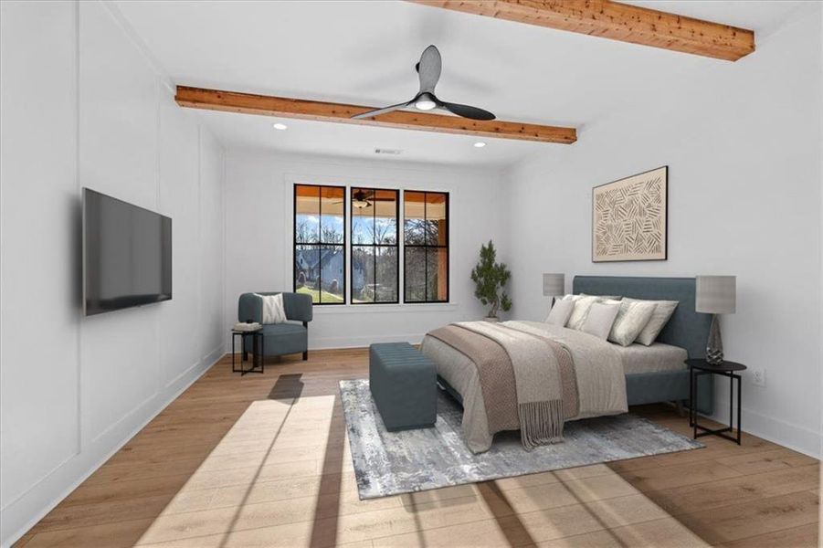 Furnished interior view inside a new home in , Gainesville (Image 9).