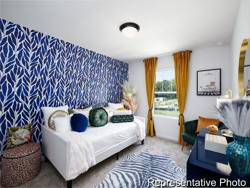 Furnished interior view inside a new home in Village at Reedy Creek Townhomes, Charlotte (Image 24).