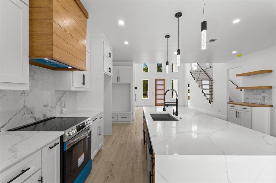 Furnished interior view inside a new home in , Emory (Image 6).