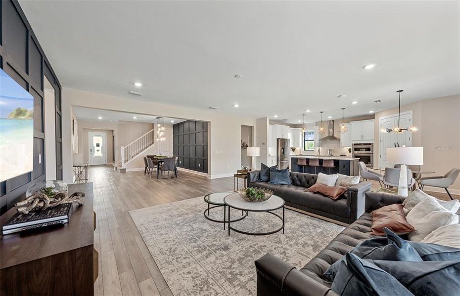 Furnished interior view inside a new home in Sapphire Point at Lakewood Ranch, Lakewood Ranch (Image 7).