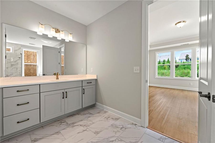 Furnished interior view inside a new home in Cresswind Georgia at Twin Lakes, Hoschton (Image 13).