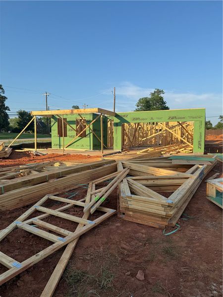 Witness the early stages of a new home's creation