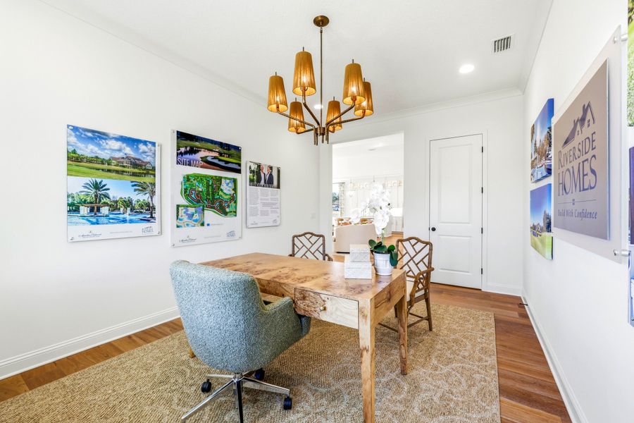 Furnished interior view inside a new home in Amelia National Country Club, Fernandina Beach (Image 14).