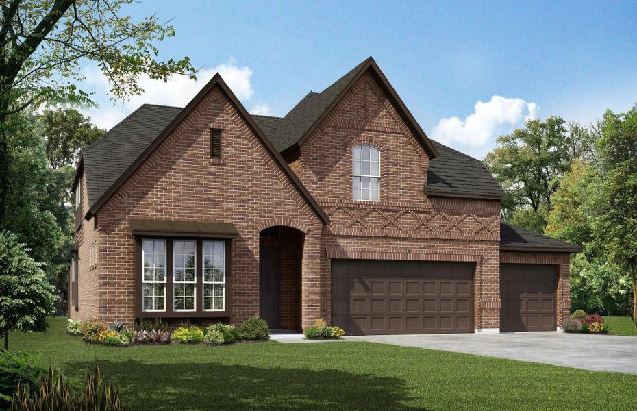 Elevation C | Concept 3015 at Silo Mills - Signature Series in Joshua, TX by Landsea Homes