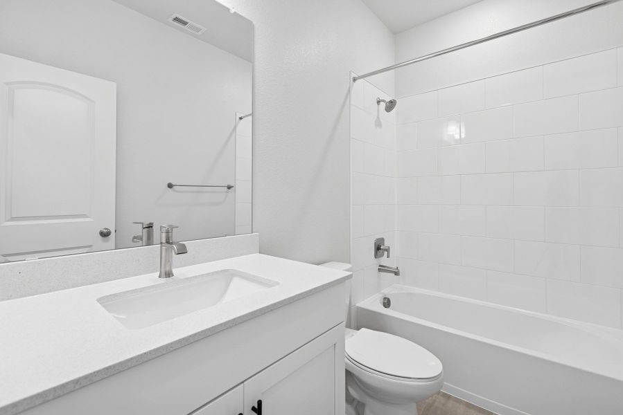 Furnished interior view inside a new home in Kinston Mainstreet Townhomes, Loveland (Image 5).