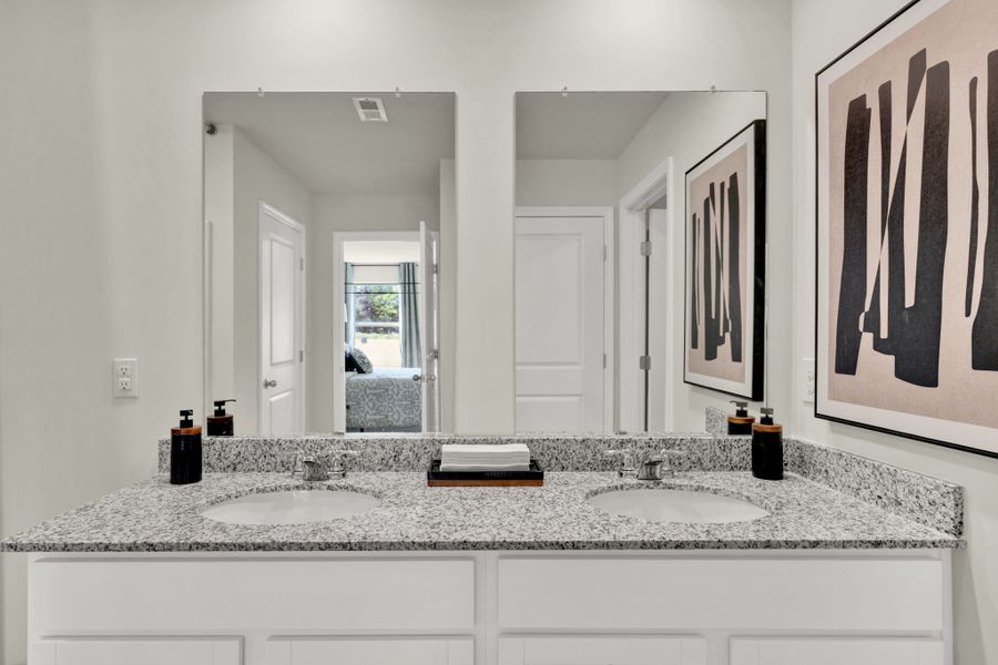 Representative furnished interior of a home built from the Salem by D.R. Horton in Johnson Farms, Greeneville (Image 22).