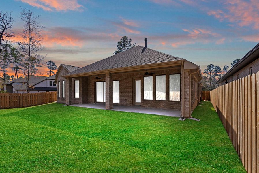 Exterior details and patio area of a home in Colton, Montgomery (Image 3). Exterior details and patio area of a home in Colton, Montgomery (Image 3).