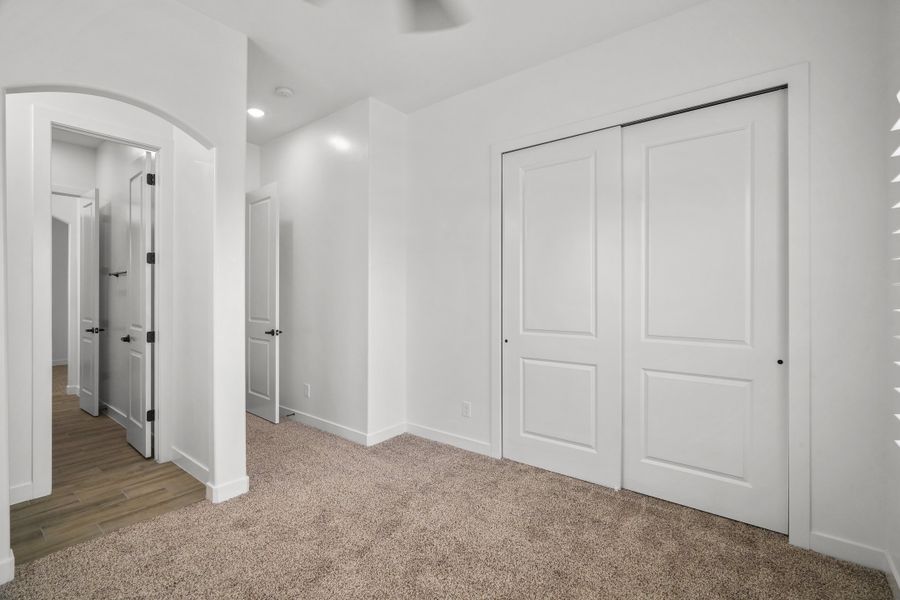 Representative unfurnished interior of a home built from the Scottsdale by LEH. Homes in Verdancia, El Paso (Image 72).