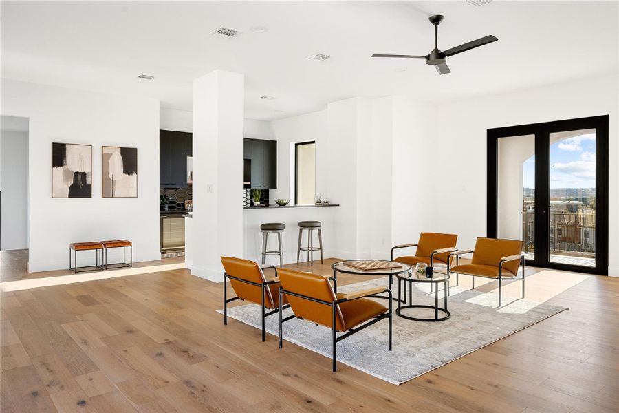 Furnished interior view inside a new home in , Austin (Image 14).