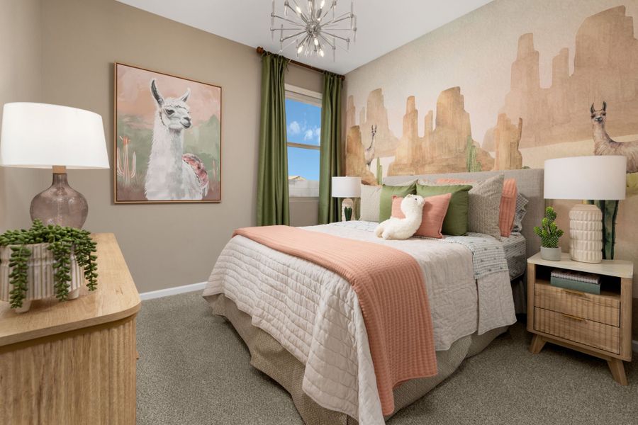 Representative furnished interior of a home built from the Cedar by Mattamy Homes in Blackhawk, Tucson (Image 14).