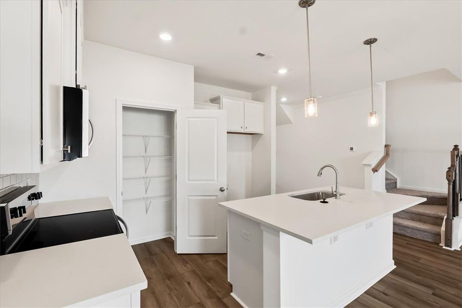 Furnished interior view inside a new home in Meece Townhomes, Easley (Image 5).