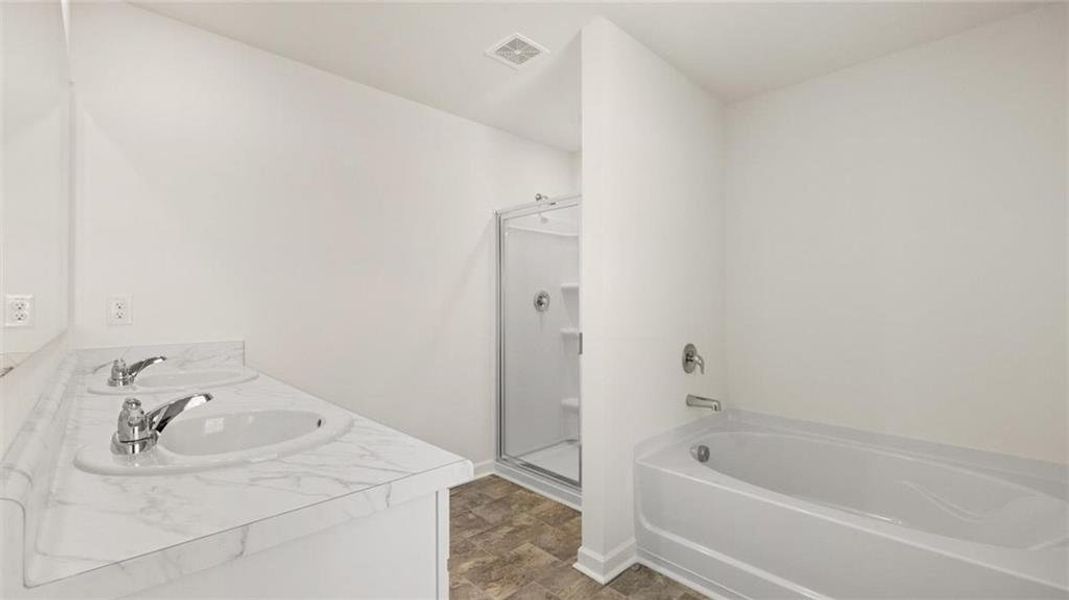 Furnished interior view inside a new home in Fox Crossing, Griffin (Image 4). Furnished interior view inside a new home in Fox Crossing, Griffin (Image 4).