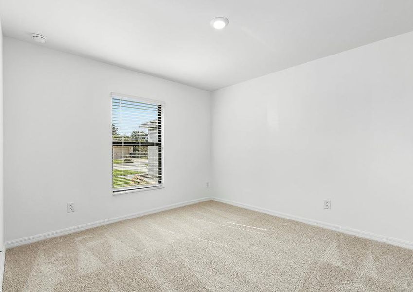 The guest bedrooms of the Brickell are spacious with plenty of natural light