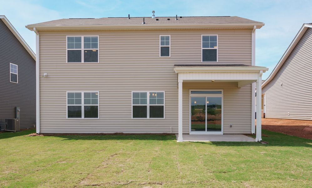 Representative exterior photo of a completed home built from the The Holland by Cothran Homes in Holly Ridge, Greenville, SC (Image 26).