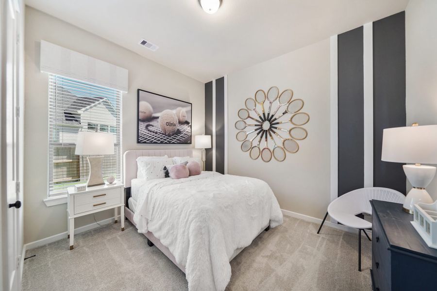 Furnished interior view inside a new home in Meridiana, Manvel (Image 5).