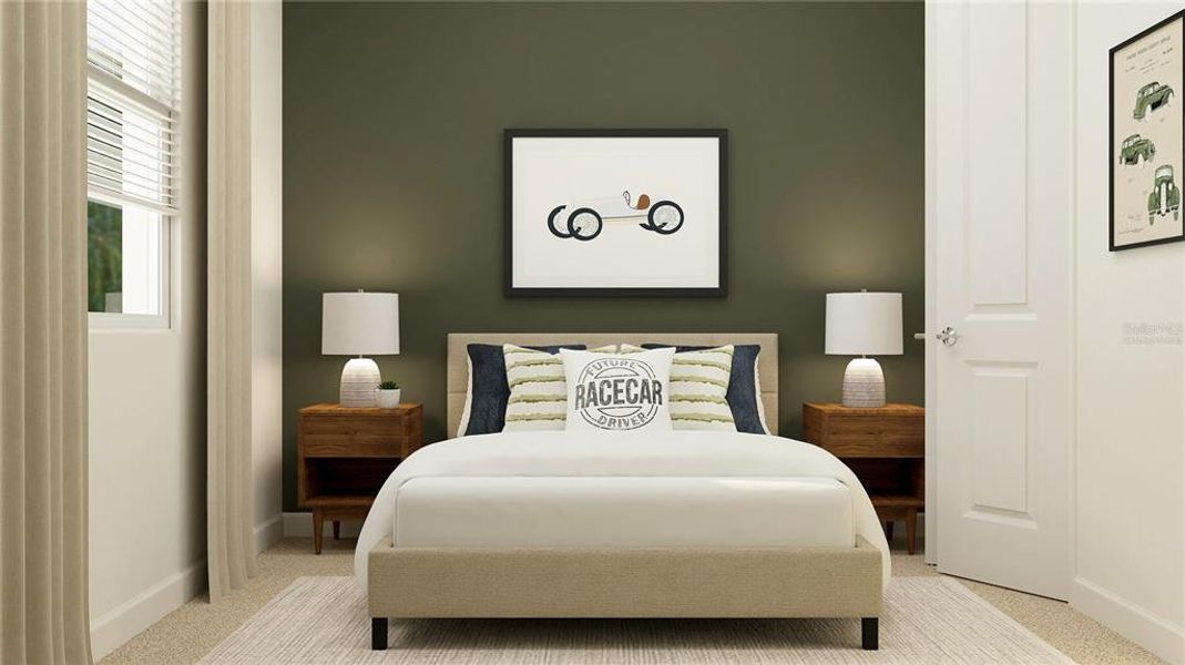 Furnished interior view inside a new home in Bridgewalk, St. Cloud (Image 11).