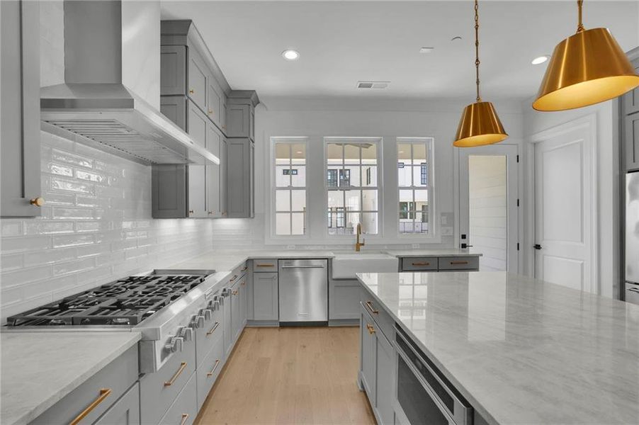Furnished interior view inside a new home in , Alpharetta (Image 5).