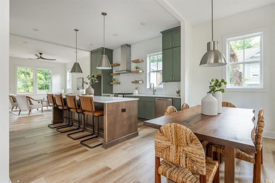 Furnished interior view inside a new home in , Atlanta (Image 16).