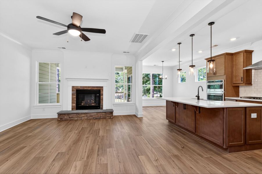 Furnished interior view inside a new home in True Cedar at Woodside Plantation, Aiken (Image 8).