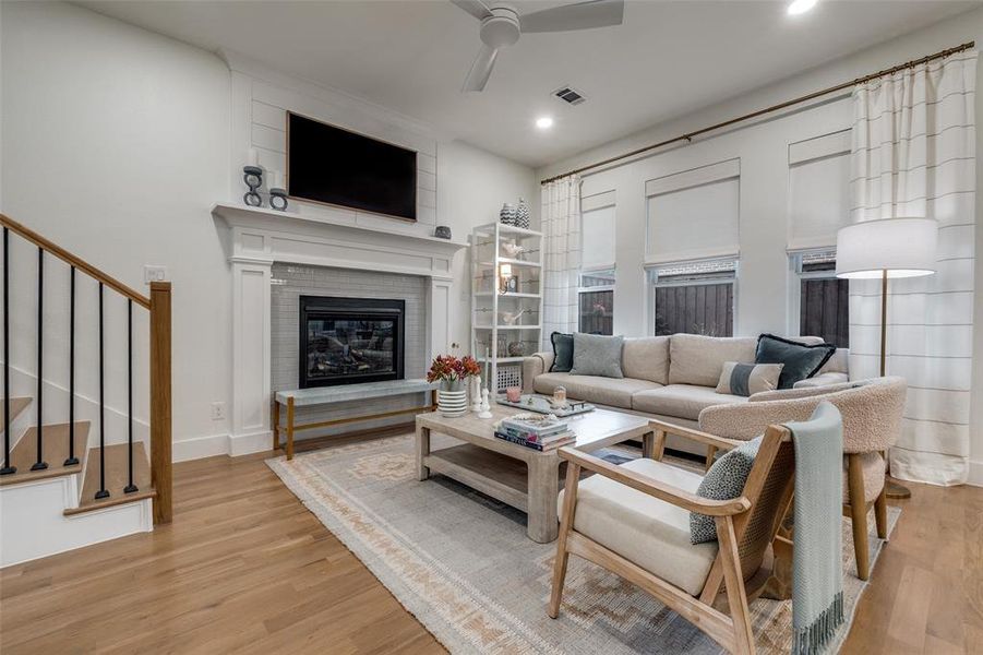 Furnished interior view inside a new home in , Dallas (Image 18).
