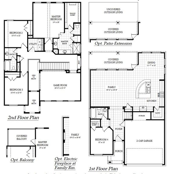 2D floor plan layout for the Maeve – Signature Series by Chesmar Homes in Briarwood, Elgin, TX (Image 4). 2D floor plan layout for the Maeve – Signature Series by Chesmar Homes in Briarwood, Elgin, TX (Image 4).
