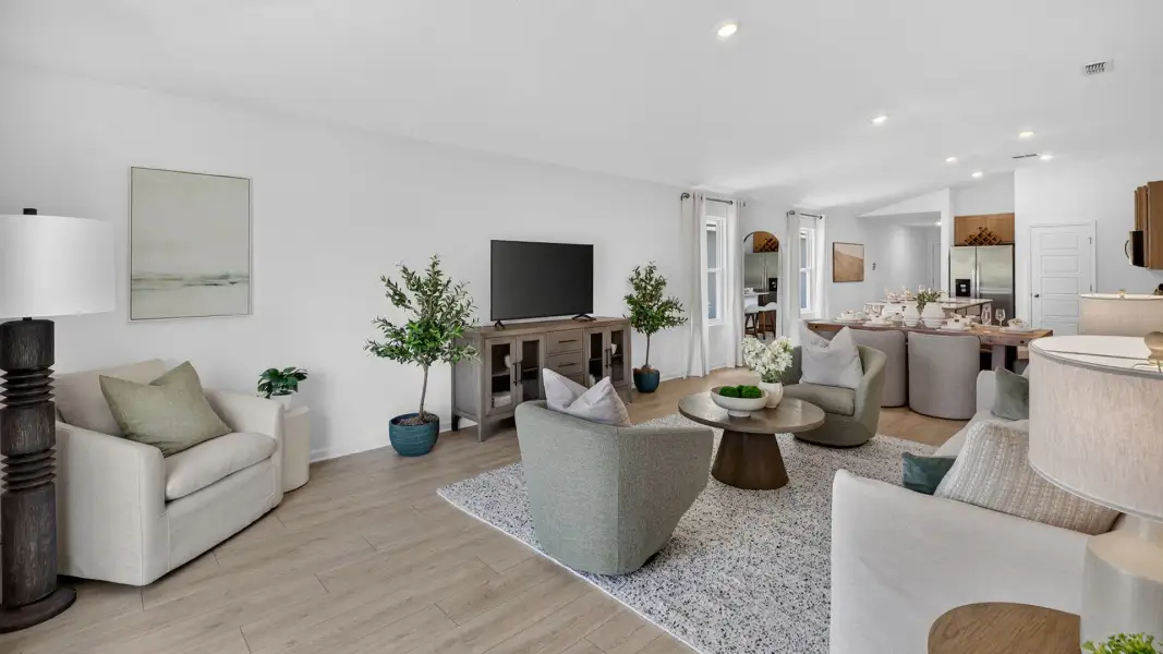 Furnished interior view inside a new home in Copes Landing, Jacksonville (Image 11).