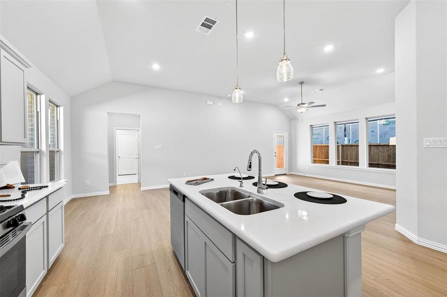 Furnished interior view inside a new home in Tarrytown, Crowley (Image 16).