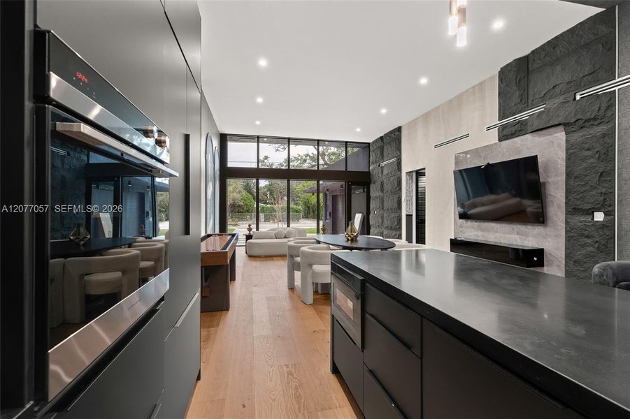 Furnished interior view inside a new home in , Miami (Image 7). Furnished interior view inside a new home in , Miami (Image 7).