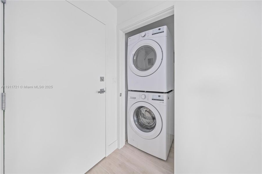 Furnished interior view inside a new home in , Miami (Image 12).