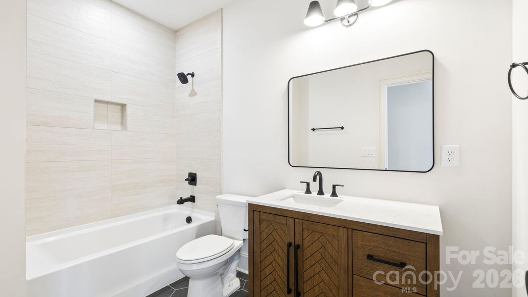 Furnished interior view inside a new home in , Charlotte (Image 35).