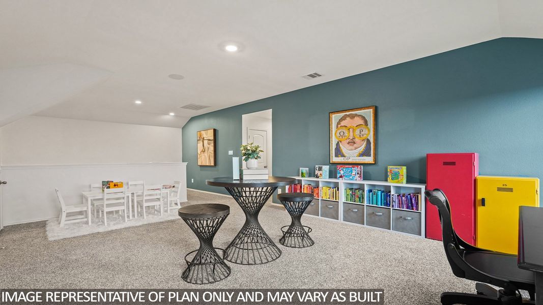 Furnished interior view inside a new home in Porters Mill, New Caney (Image 13).