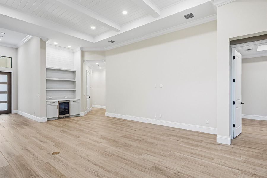 Spacious, unfurnished interior of a new home in Seaglass, Wabasso Beach (Image 82).