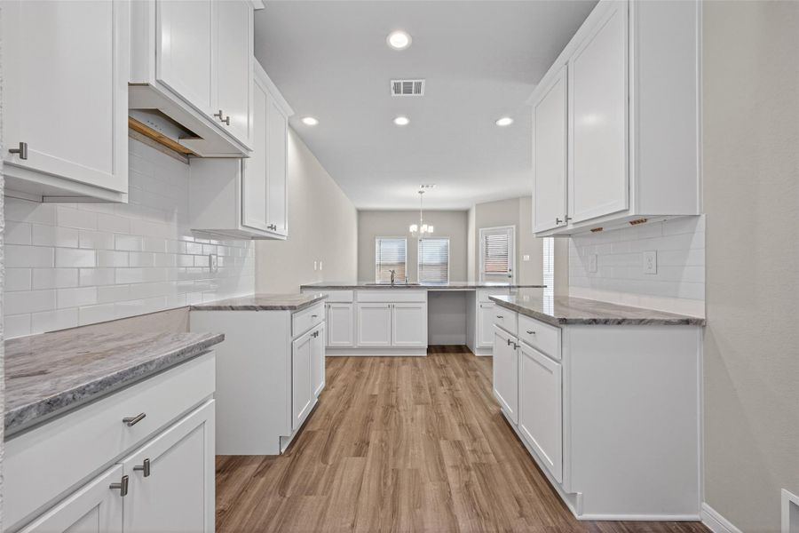 Furnished interior view inside a new home in Woodland Lakes, Houston (Image 9).