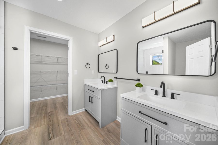 Furnished interior view inside a new home in , Albemarle (Image 7).