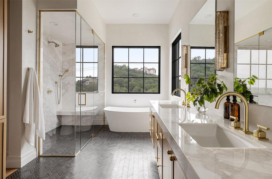 Furnished interior view inside a new home in , Austin (Image 8). Furnished interior view inside a new home in , Austin (Image 8).