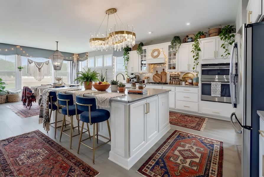 Representative furnished interior of a home built from the Paxton by Fischer Homes in Governor’s Preserve, Canton (Image 35).