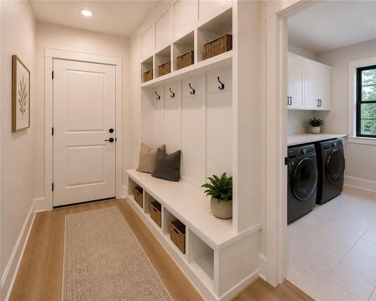Furnished interior view inside a new home in , McDonough (Image 9).