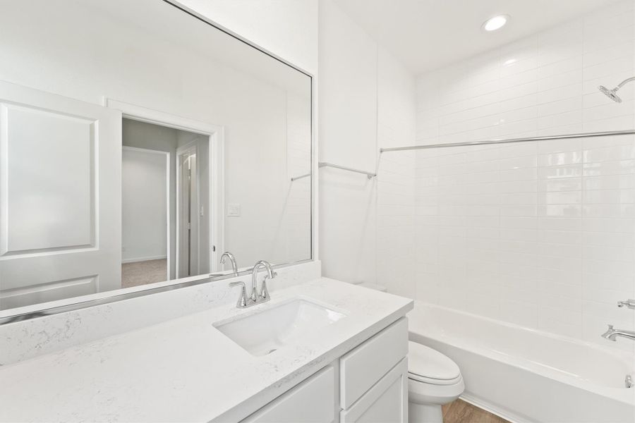 Furnished interior view inside a new home in Highland Commons, Houston (Image 9). Furnished interior view inside a new home in Highland Commons, Houston (Image 9).