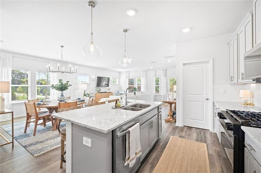 Furnished interior view inside a new home in , Mableton (Image 21).