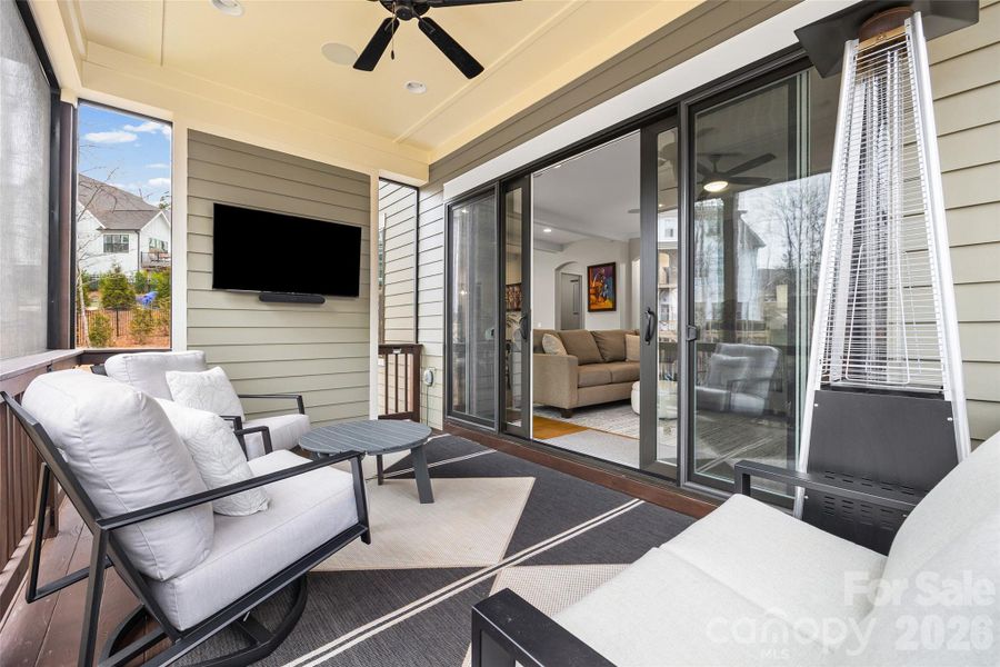 Exterior details and patio area of a home in , Charlotte (Image 24).
